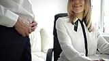 Boss Fuck Secretary Hard And Cum In Her Sweet Mouth At Office snapshot 1