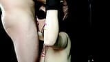 Anonyme milf, spermaschlampe wird in den hals gefickt und bittet um sperma - ganze szene snapshot 7