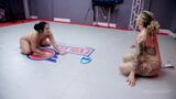 Lesbian Wrestling Song Lee vs Red August with Scissoring snapshot 10