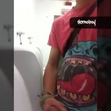 Wanking In Public Urinal snapshot 1