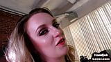 HJ POV babe grinds and jerks oiled dick while talks nasty snapshot 19