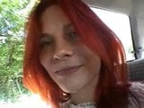 redhaired hot girl masturbates and blows him up in car - german - csm snapshot 2