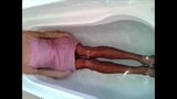 pink satin slip bath snapshot 1