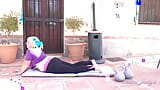 TanteJudys - 52-jährige vollbusige reife bBW melodie - heißes yoga-training snapshot 5