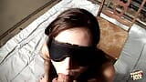 Sasha Grey fulfills her fantasy by blindfolding and tying herself while having hardcore anal sex snapshot 8