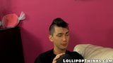 Lollipop punker Colby London anaal gefokt door twink Alex Todd snapshot 5