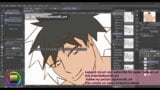 Kai Valentines livedrawing Timelapse (FTM DILF) snapshot 8