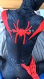 Spiderman shoots semen on the battle suit snapshot 7