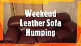 Bareback Leather Sofa Humping snapshot 1