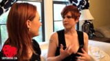 Redhead Lesbians Lily Cade And Siri Pornstar Make Each Other snapshot 5