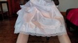Lined Black Party skirt with Petticoat and silky half slip snapshot 14