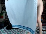 Camgirl Frog Split. Pussy Leaks With Cum. snapshot 4