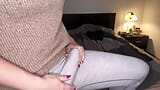 Huge Step Mother’s boobs were caught by her tired Step Son and she asked him to cum on her bra snapshot 14