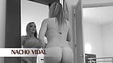 Kagney Linn Karter, Muschi-Creampie mit Nacho Vidal, Necken, Dessous, High Heels, Möpse, Pornostars, interner Teaser # 1 snapshot 2