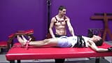 Muscular jock John Wolfboy torments bound sub Jay Ru snapshot 4