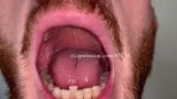 Fetiche de boca - dientes de ted y lengua de cerca video 1 snapshot 1