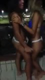 Bikini girls lesbian kiss snapshot 1