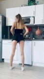 Beautiful Teen Mencia Francis Masturbates On Cam in the Kitchen snapshot 2