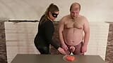 Femdom humiliation, cum feeding snapshot 16