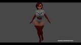 Helen parr -  The Incredible - 4K WALK snapshot 2