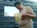 Russian granny in the country snapshot 6