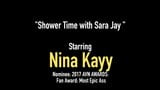 Gay? No WAY! Nina Kayy Finger Bangs PAWG Milf Sara Jay! snapshot 1