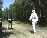 Ballbusted by a Black Belt snapshot 6