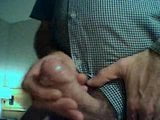 Jerking Masturbation Cumshot Uncut Cock Solo Amateur Step Dad snapshot 5