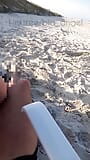 Hotwife masturbating and sucking husband in the beach snapshot 8