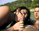 Dark haired German beauty adores fucking on the beach snapshot 20