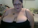 Big Natural Titted BBW orgasms on cam snapshot 8