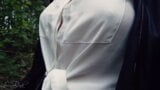 Boobwalk, White Blouse and Leather Jacket snapshot 9