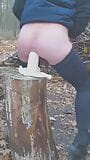 Outdoor Fucking my Ass with a Big Fucking Dildo snapshot 4