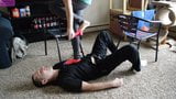 TSM - Dylan Rose sock and barefoot ballbusting face trample snapshot 5