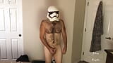 Stormtrooper Tries On Panties Striptease snapshot 3