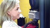 HD- Máy bay bà già nóng bỏng Sunning Summer chơi nhiều BBCs trong Barbershop snapshot 10