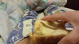 Thicker toast slice white bread woman lick snapshot 5