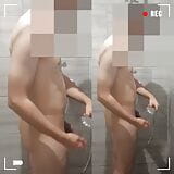 Security Guard naked at Work Shower snapshot 3