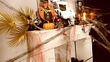 Skye Young - 4K - adolescente em traje de Halloween faz anal com seu namorado snapshot 1