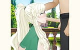 Balalaika gives a nice long deepthroat to a high ranking official's massive cock - SDT snapshot 6