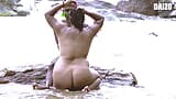 Indian MILF fucked in public at riverside Hardcore fucked BIG BOOBS snapshot 5