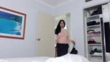 standing masturbation and cum by asian trans anairb snapshot 2