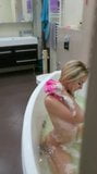 Big Tit Blonde Fucks Dildo In Bathtub snapshot 1