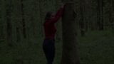 She is belt spanked in the woods snapshot 1