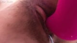 Pussy masturbation with a tamp inside. close-up. snapshot 19