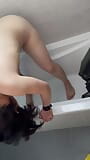 バスルームの尻に2本のディルドを入れる-dazzlingfacegirl snapshot 3