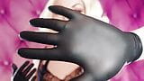 wearing XS nitrile gloves - GLOVES FETISH video (Arya Grander) snapshot 15