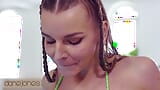 Dane Jones Bikini babe Arina Shy blowjob and romantic fuck in swimming pool snapshot 6