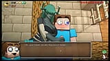 HornyCraft Minecraft Parody Hentai game PornPlay Ep.37 Giant warden is kissing my small cock until I cum on her face snapshot 4