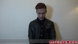 Гей-японський студент отримав інтерв&#39;ю перед кінчанням соло snapshot 2